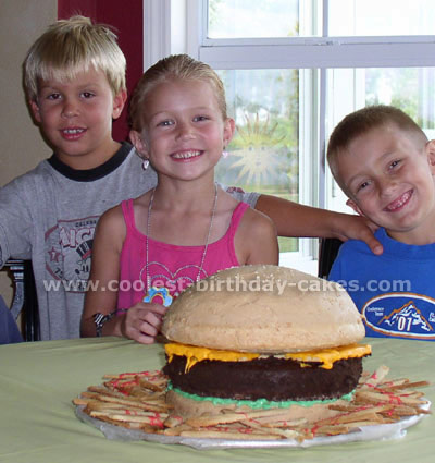 Hamburger Cake