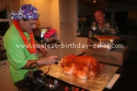 Pig-Shaped Birthday Cake Ideas and Photo