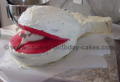 Whale-Shaped Birthday Cake Photo