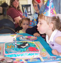 Whale-Shaped Birthday Cake Photo