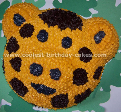 Giraffe Birthday Cake Photo