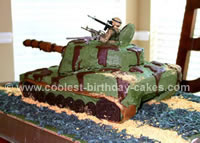 Tank Birthday Cake Picture