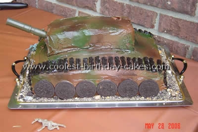 Army Tank Cakes on the Web's Largest Homemade Birthday Cake Picture Gallery