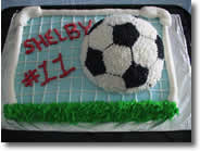 Soccer Ball Birthday Cake Picture
