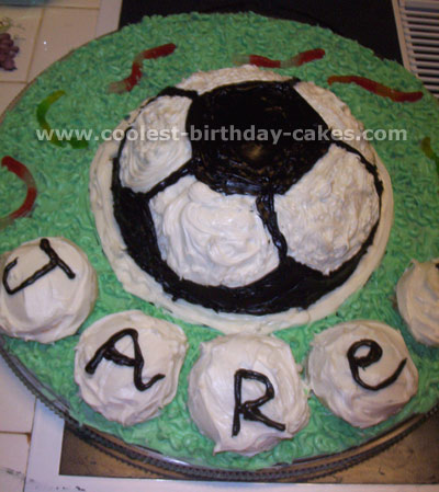 Soccer Ball  Birthday Cake Picture