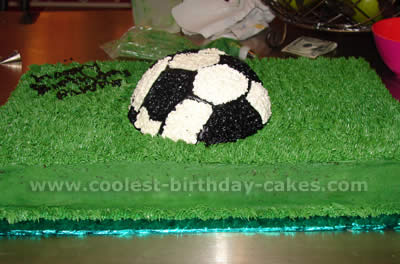 Soccer Ball Birthday Cake Picture