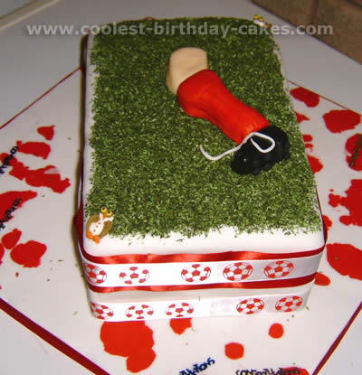 Soccer Ball Birthday Cake Picture