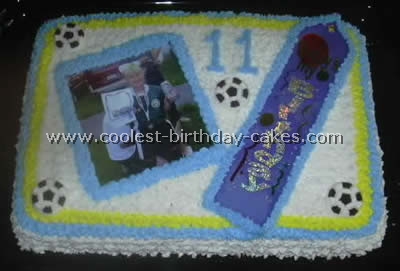 Soccer Ball Birthday Cake Picture