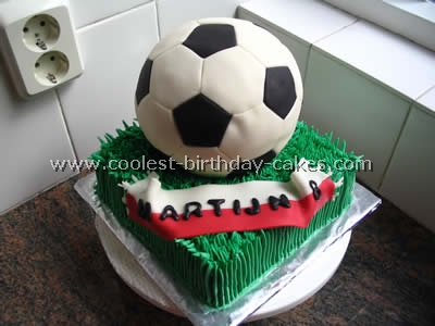 Soccer Ball Birthday Cake Picture