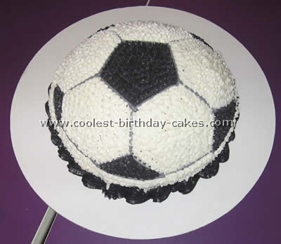 Soccer Ball Birthday Cake Picture