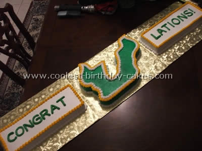 University Emblem Cake