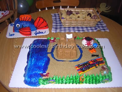 Beach Cake Decoration