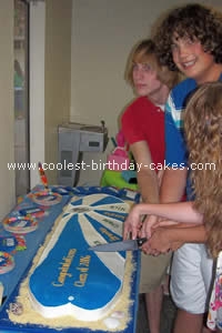 Surfing Birthday Cake Decorations