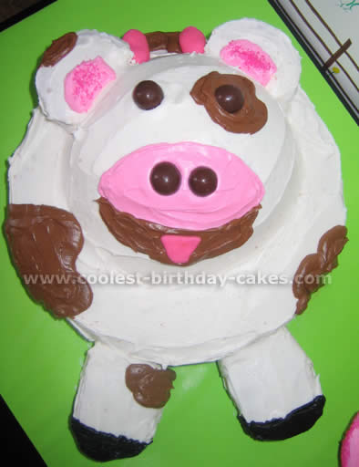 Cow Birthday Cake Picture