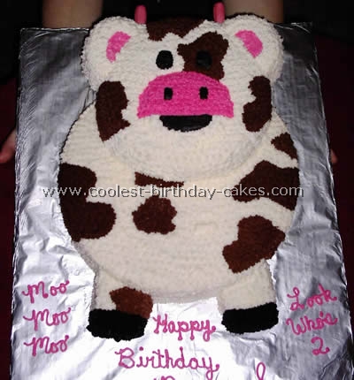 Cow Birthday Cake Picture