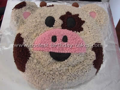 Cow Birthday Cake Picture