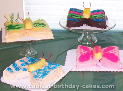 Coolest Butterfly Cakes