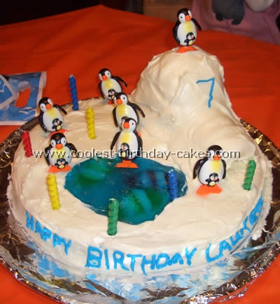 Penguin Cake Decorating Design Ideas