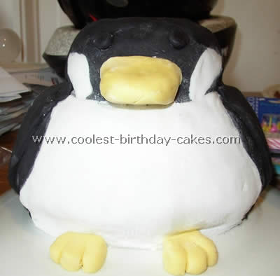 Penguin Cake Decorating Design Ideas