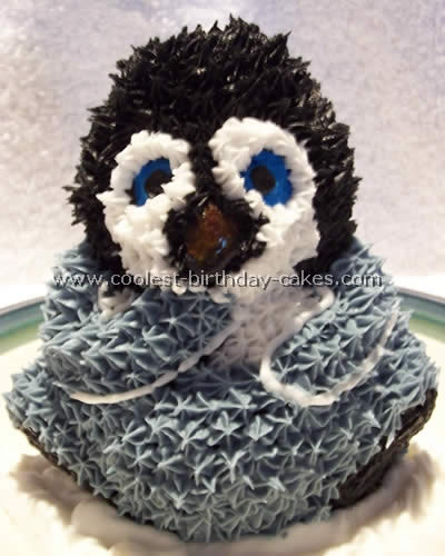 Penguin Cake Decorating Design Ideas