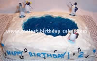 Penguin Cake Decorating Design Ideas