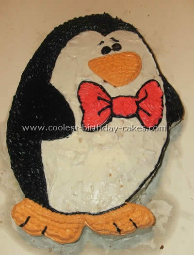 Penguin Cake Decorating Design Ideas