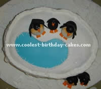 Penguin Cake Decorating Design Ideas