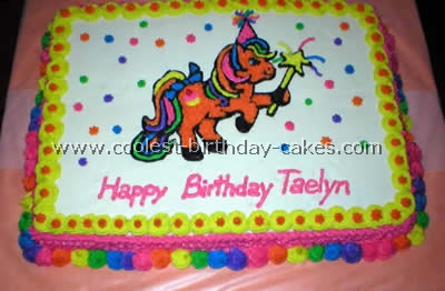 My Little Pony Cake Design Photo