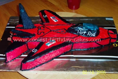Airplane birthday cake idea