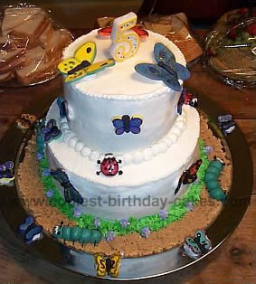 Garden Birthday Cake Picture
