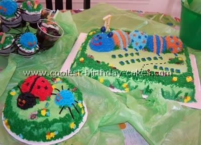 Garden Birthday Cake Picture