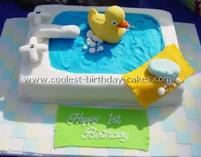 Rubber Ducky Kid Birthday Cake Ideas