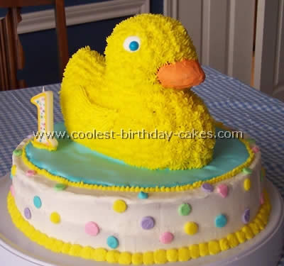 Rubber Ducky Kid Birthday Cake Ideas