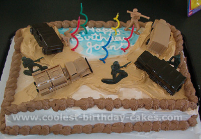 Army Scene Cake Decorating and Designs