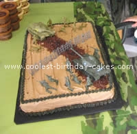 Army Scene Cake Decorating and Designs