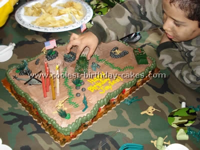 Army Scene Cake Decorating and Designs