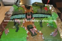 Army Scene Cake Decorating and Designs