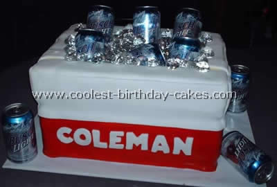 Beer Cooler Cake Decoration Ideas