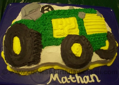 Tractor Cake Photo