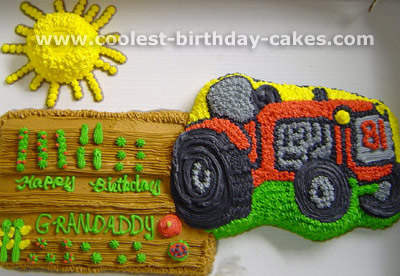 Tractor Cake Photo