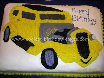 Car Birthday Cake