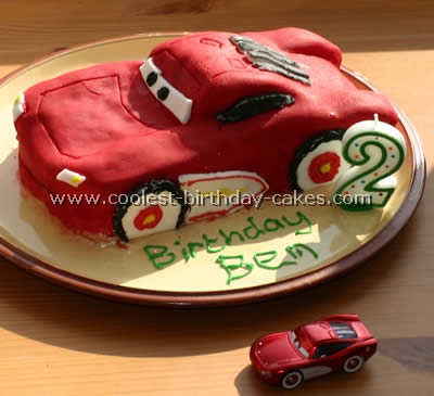 Lightning McQueen Car Birthday Cakes