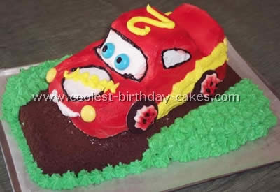 Lightning McQueen Car Birthday Cakes