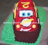 Lightning McQueen Car Birthday Cakes