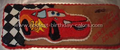 Lightning McQueen Car Birthday Cakes