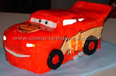 Lightning McQueen Car Birthday Cakes