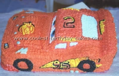 Lightning McQueen Car Birthday Cakes