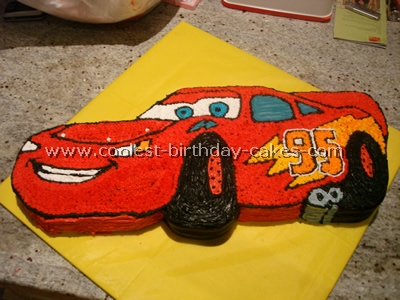 Lightning McQueen Car Birthday Cakes