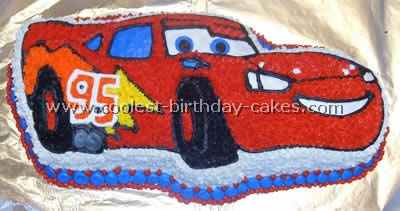Lightning McQueen Car Birthday Cakes