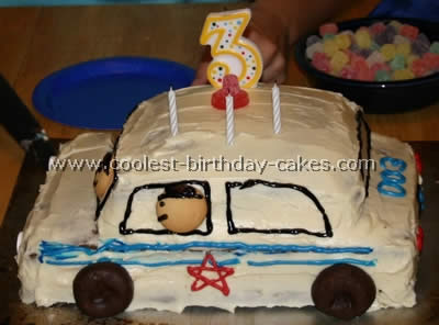 Coolest Police Car Cake Photos and Tips
